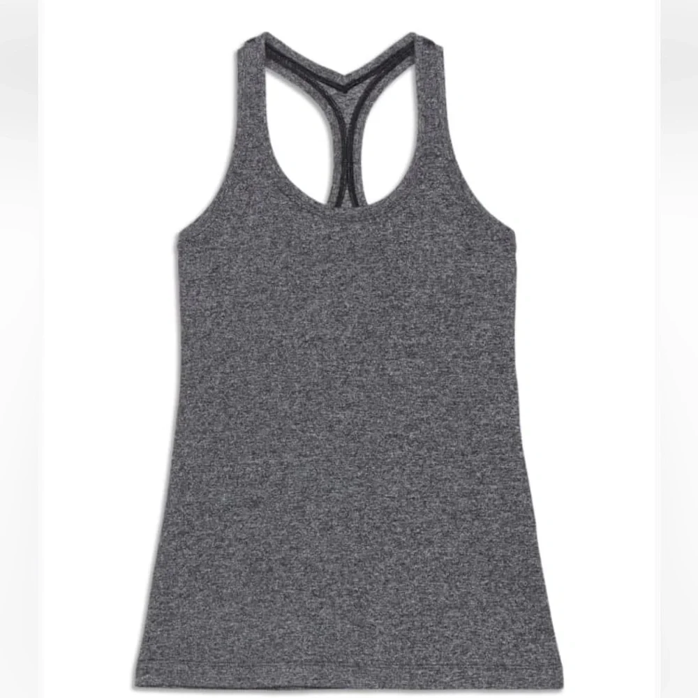 Lululemon Cool Racerback Tank‎ Top Line Up Black White